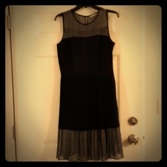 Halogen Women's Black, White & Blue Dress. - Picture 1 of 8